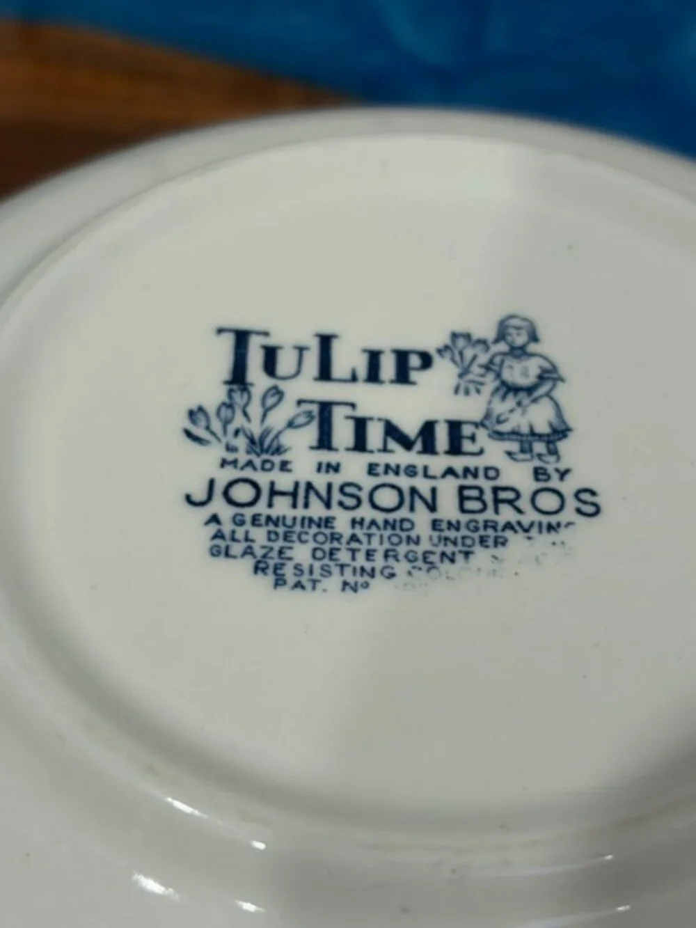 Vintage Johnson Brothers Tulip Time 8